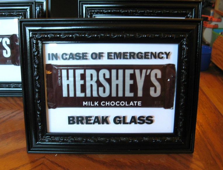 In case of emergency chocolate