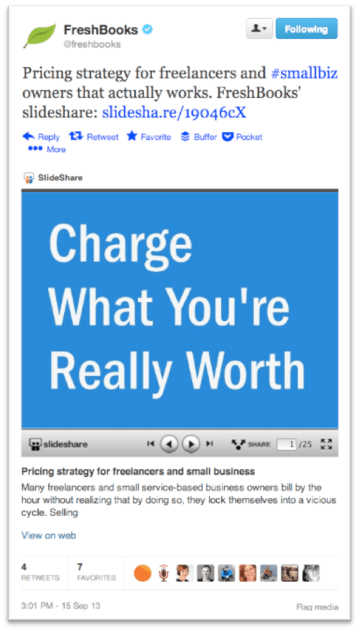 FreshBooks Social Media Audit Danielle Geva