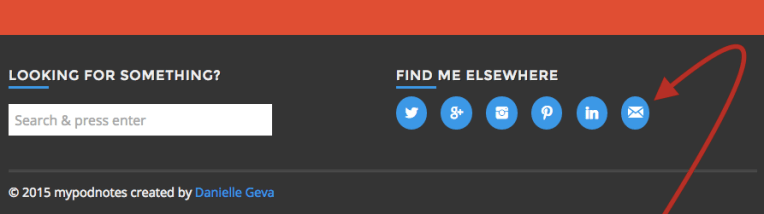 mypodnotes social media buttons