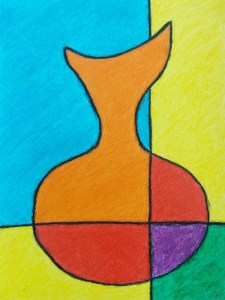 Decanter 2 Oil Pastel Artwork